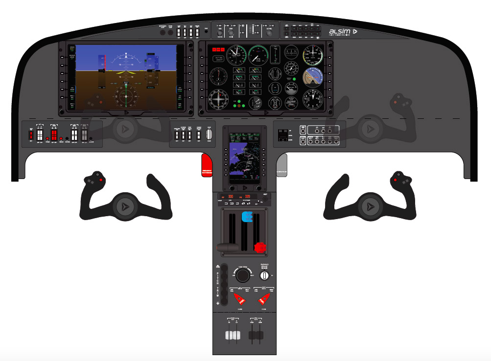 EFIS layout AL250